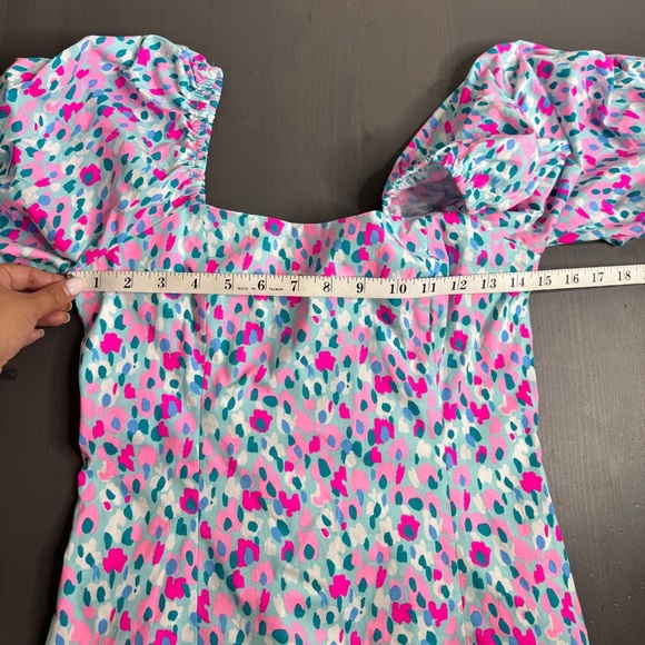 Lilly Pulitzer Bitsy Blouse Top Hottie Dottie Preppy Resortwear Vacation - Picture 6 of 8